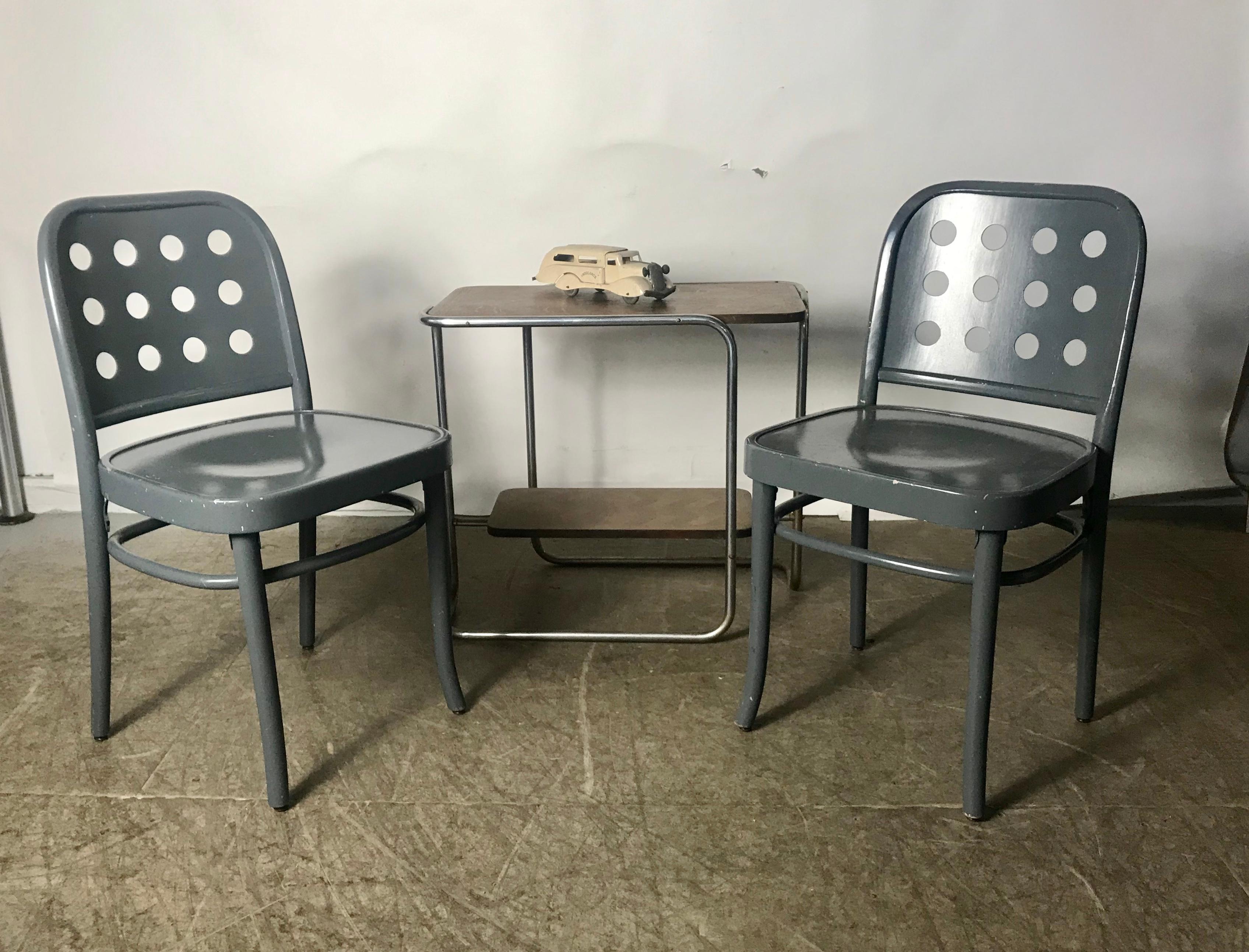 Classic Bauhaus Side Chairs 6010 Designed by Josef Hoffmann/ Oswald Haerdtl 2