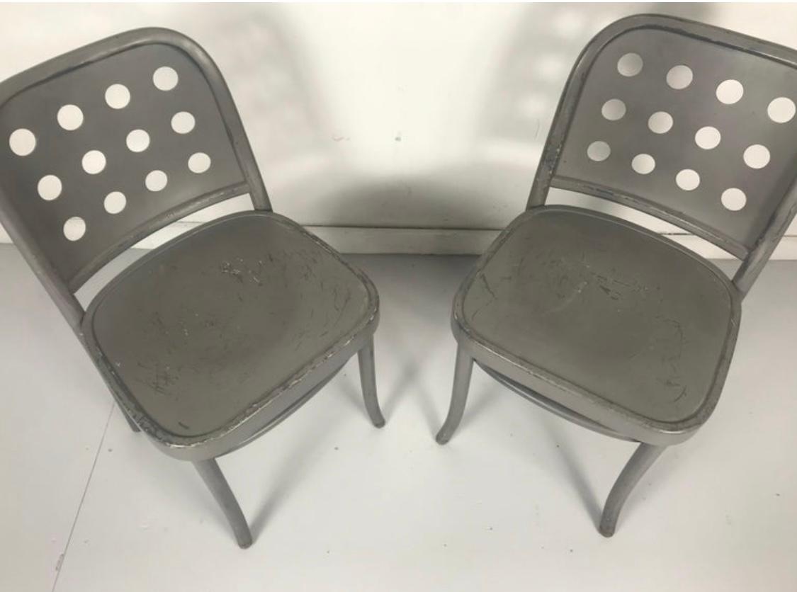 Classic Bauhaus Side Chairs 6010 Designed by Josef Hoffmann/ Oswald Haerdtl 2