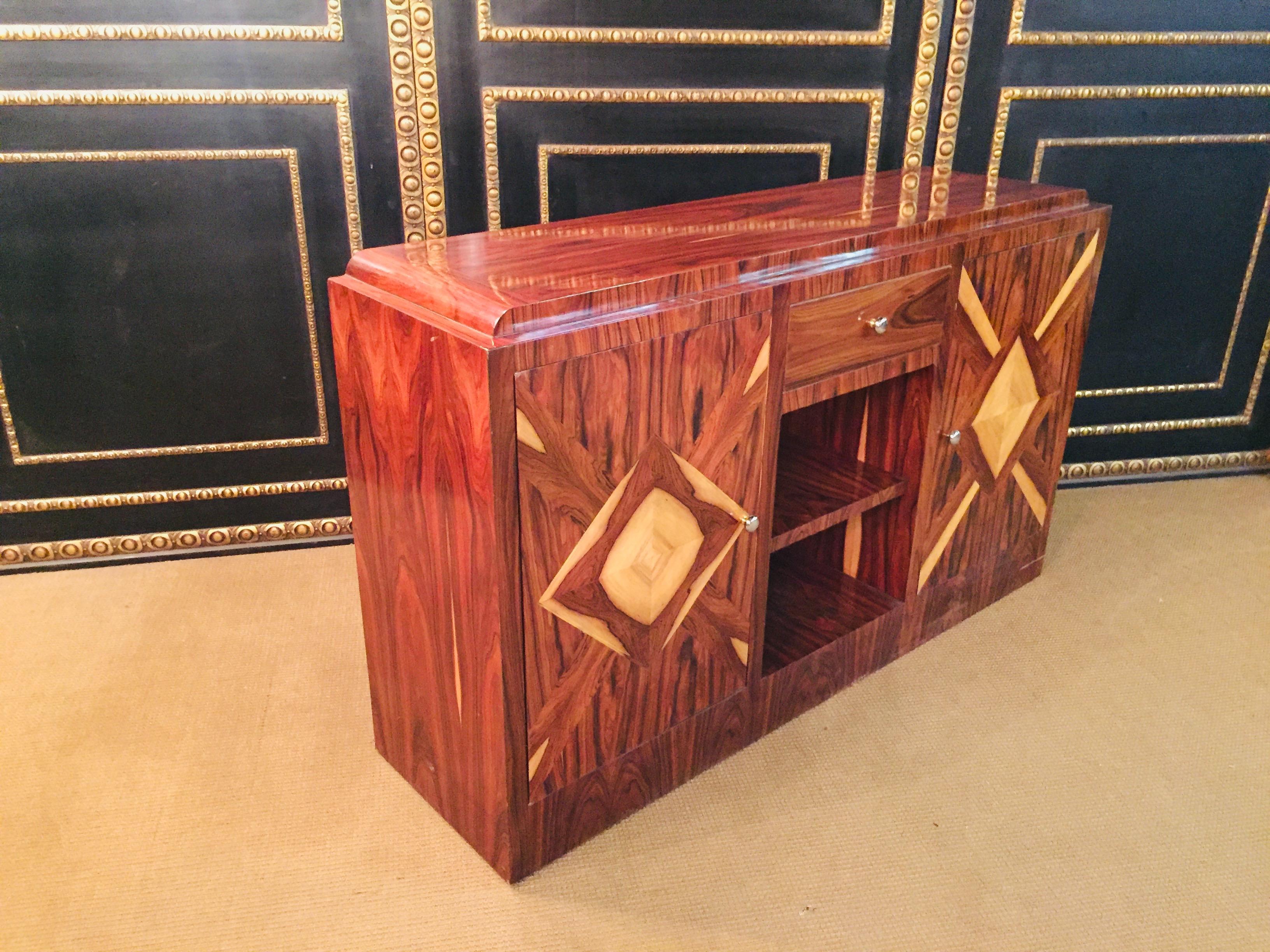 Classic Beautiful Large Sideboard in Art Deco Style For Sale 9