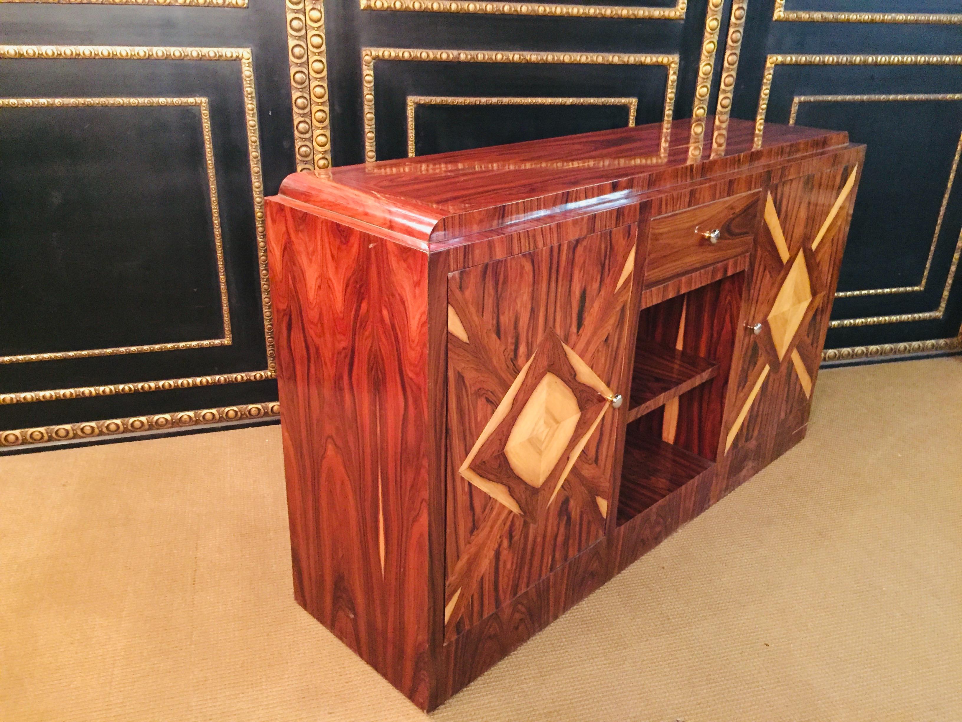 Classic Beautiful Large Sideboard in Art Deco Style For Sale 10