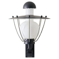 Classic BEGA Outdoor Wall Lamp with Metal Shade and Glass Diffuser