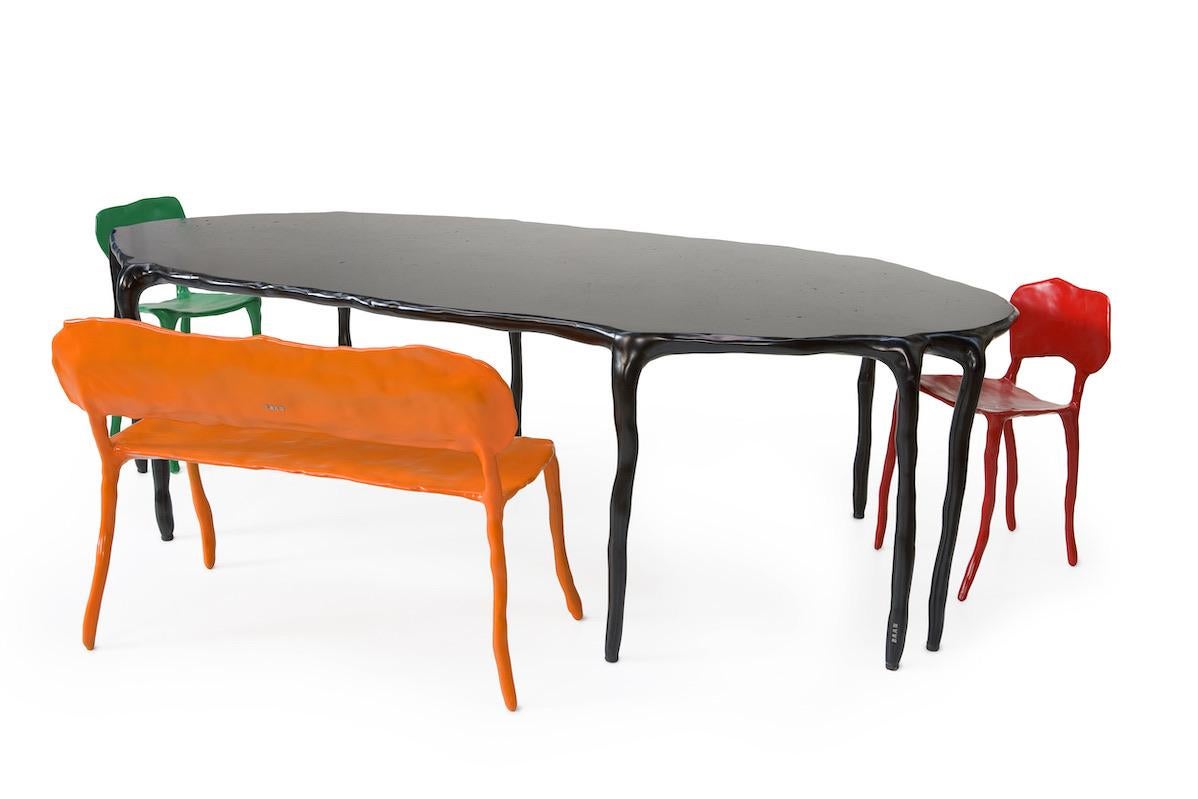 Classic Bench Orange by Maarten Baas In New Condition For Sale In Beverly Hills, CA