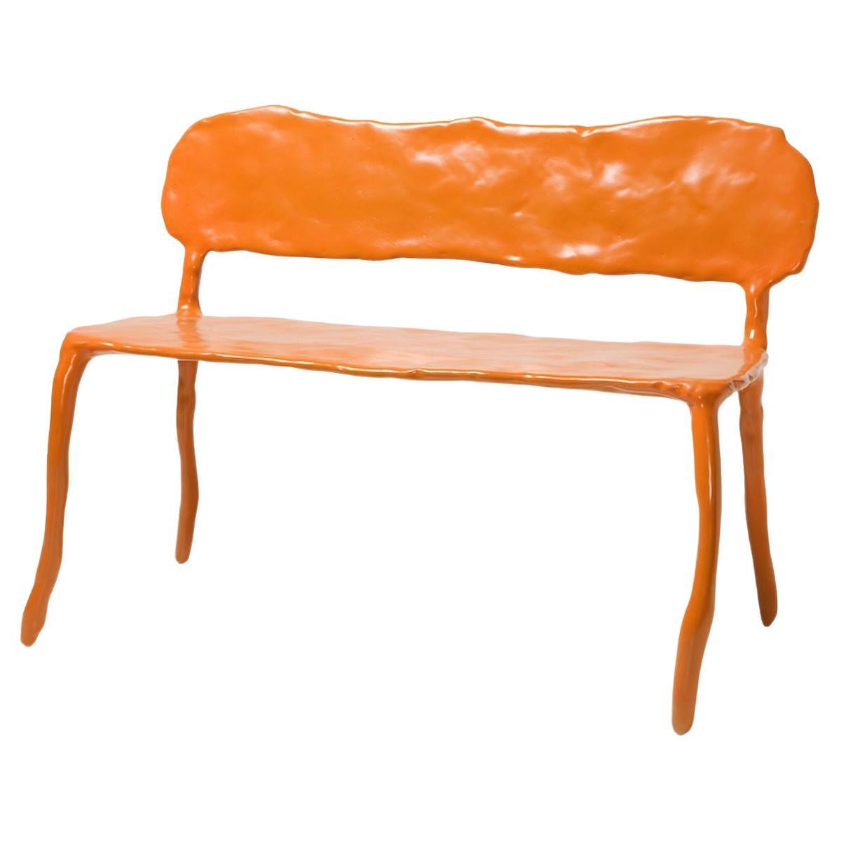 Classic Bench Orange by Maarten Baas For Sale