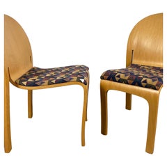 Classic Bent Plywood Side Chairs Body Form by Peter Danko