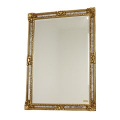 Classic Bevelled-Edge Deknudt Mirror, Baroque Style, 95 cm