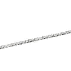 Natural Diamond 2.00 Carat  18k White Gold Classic Tennis Bracelet