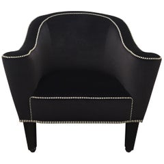 Classic Black Velvet Villa Galiia by Josef Hoffmann