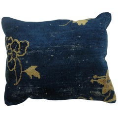 Classic Blue Chinese Rug Pillow