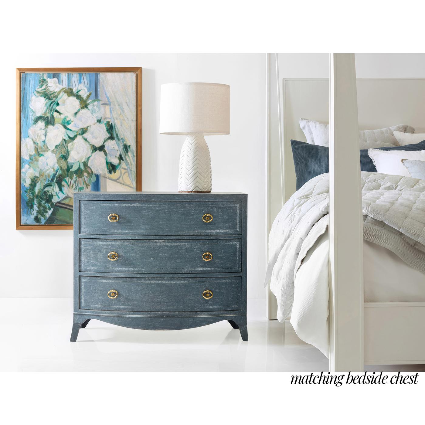 Classic Blue Painted Dresser In New Condition For Sale In Westwood, NJ