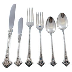 Classic Bouquet by Gorham Sterling Silver Flatware Set for 12 Service 77 Pieces