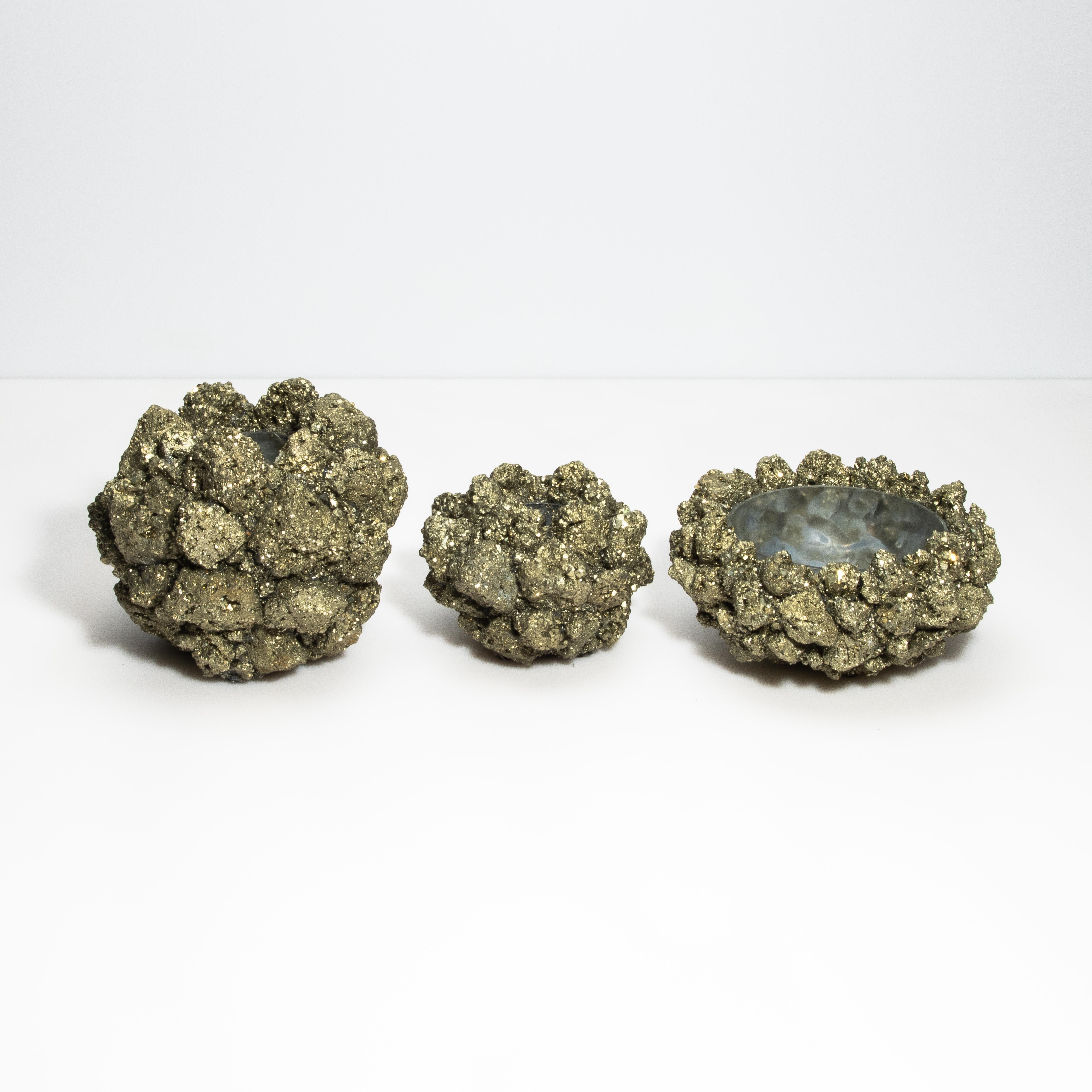 Petit bol Classic en pyrite en vente 2