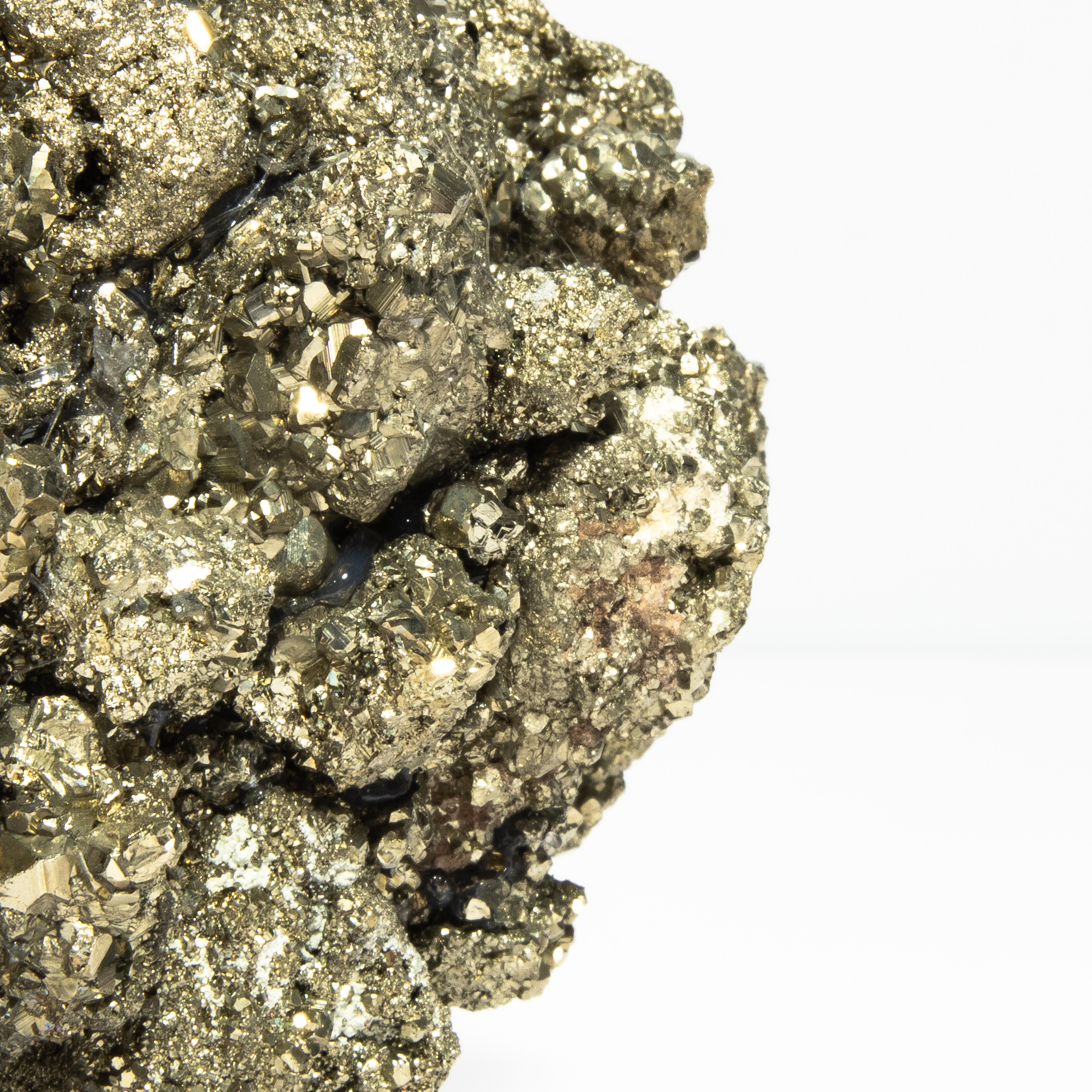 Cristal de roche Petit bol Classic en pyrite en vente