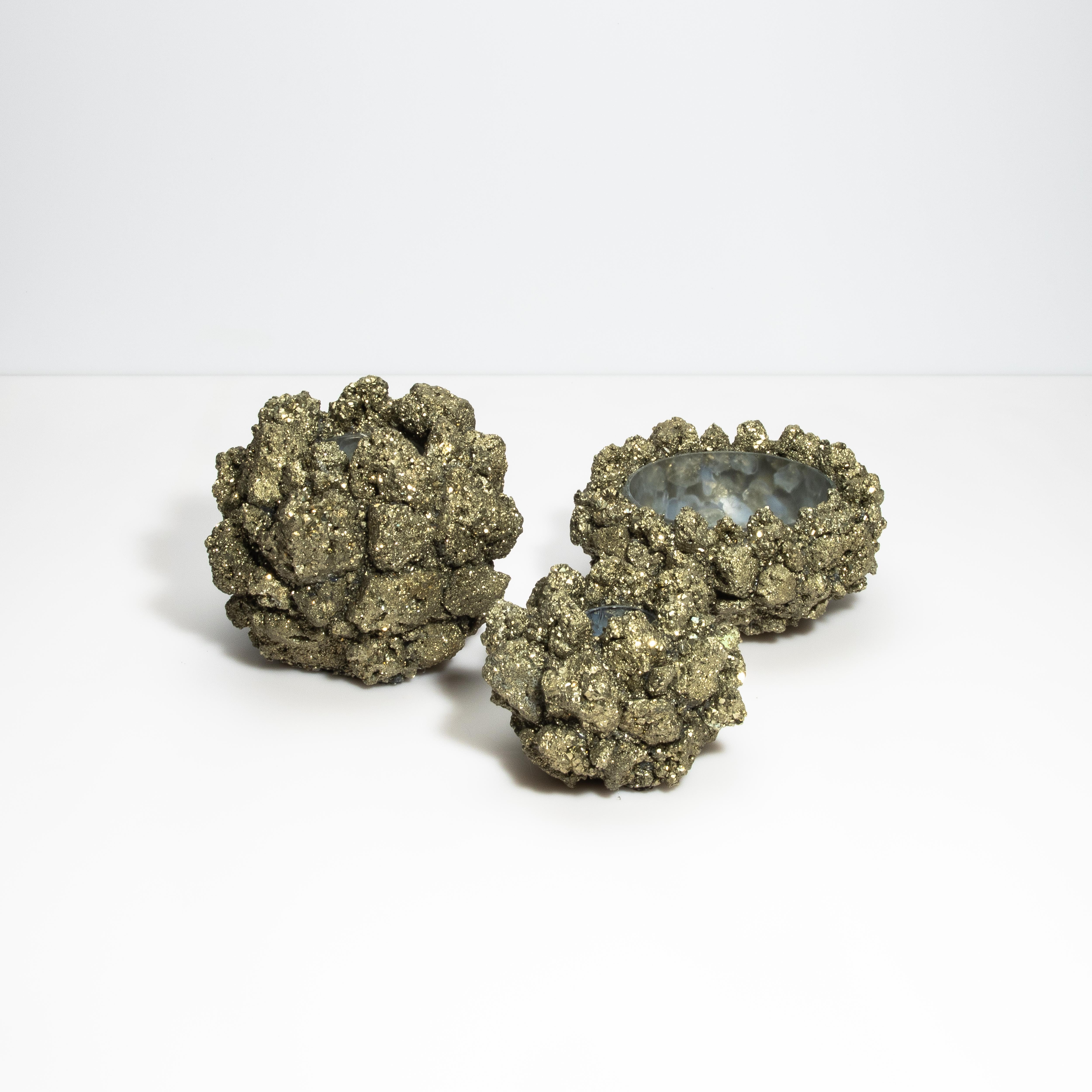 Petit bol Classic en pyrite en vente 1