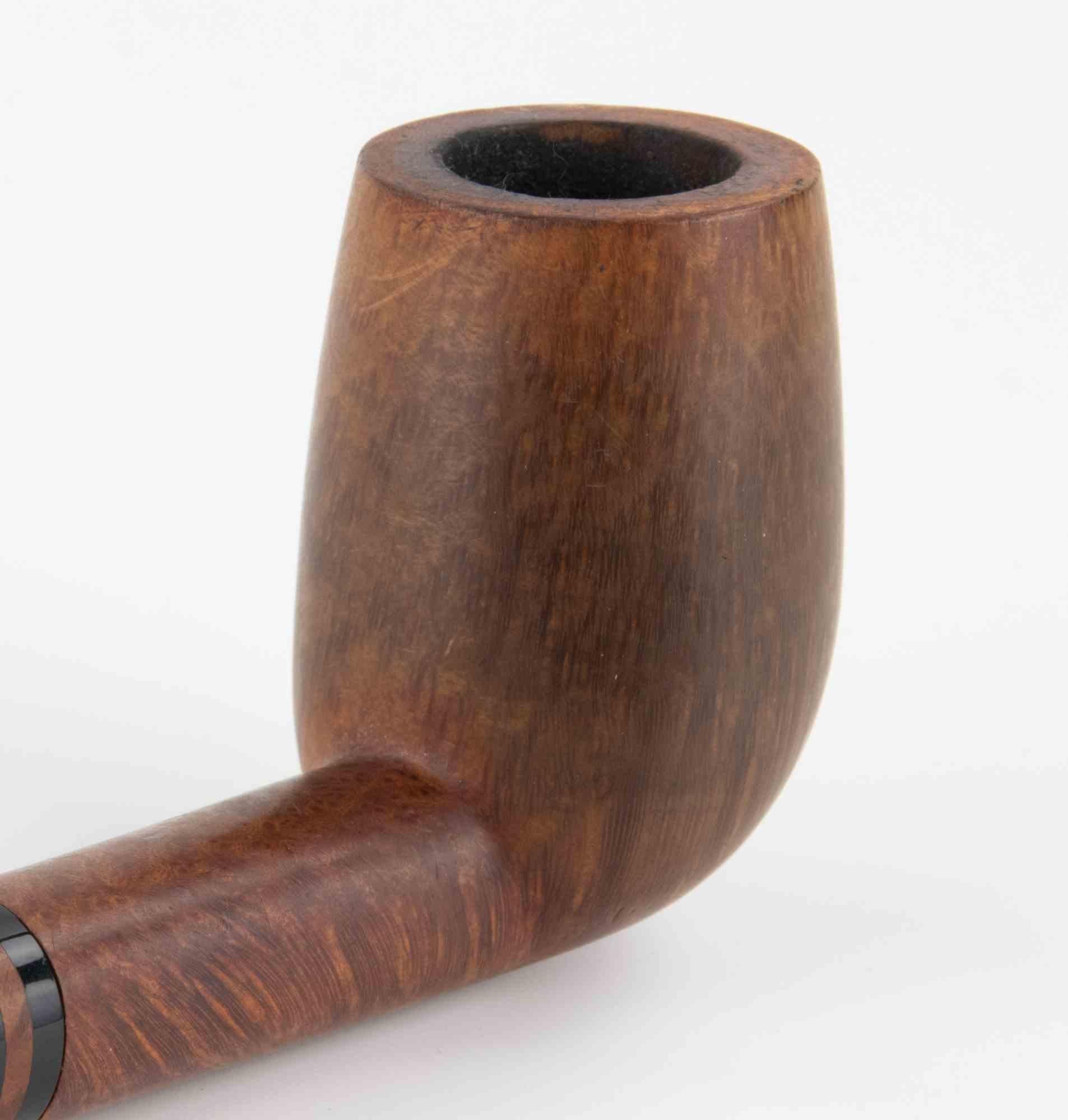Européen Pipe à fumer classique en bruyère avec tige en acrylique, milieu du 20e siècle en vente
