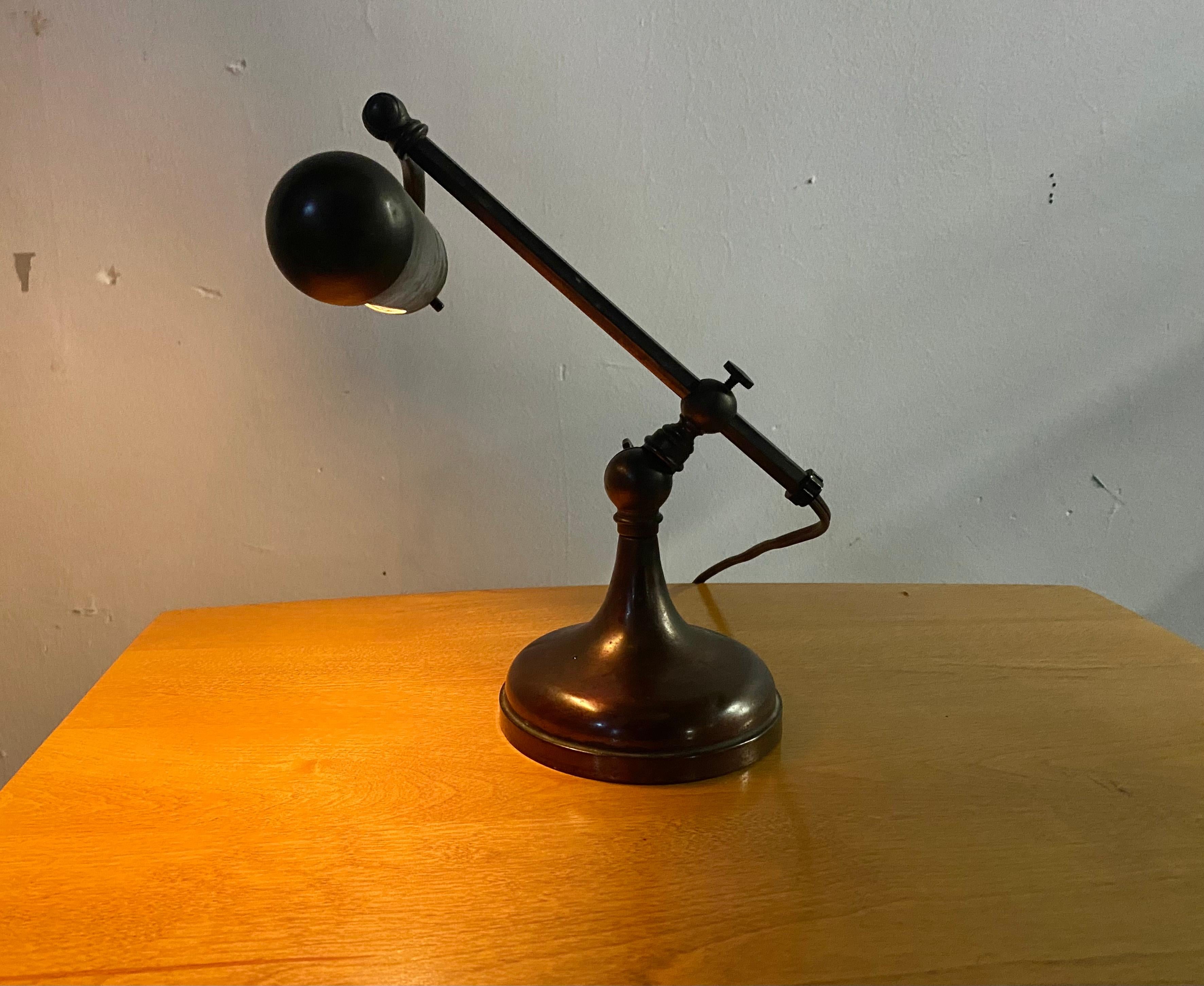 vintage piano lamp