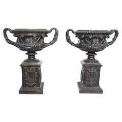 Classic Bronze Italian Urns Warwick Vase Campana Grand Tour