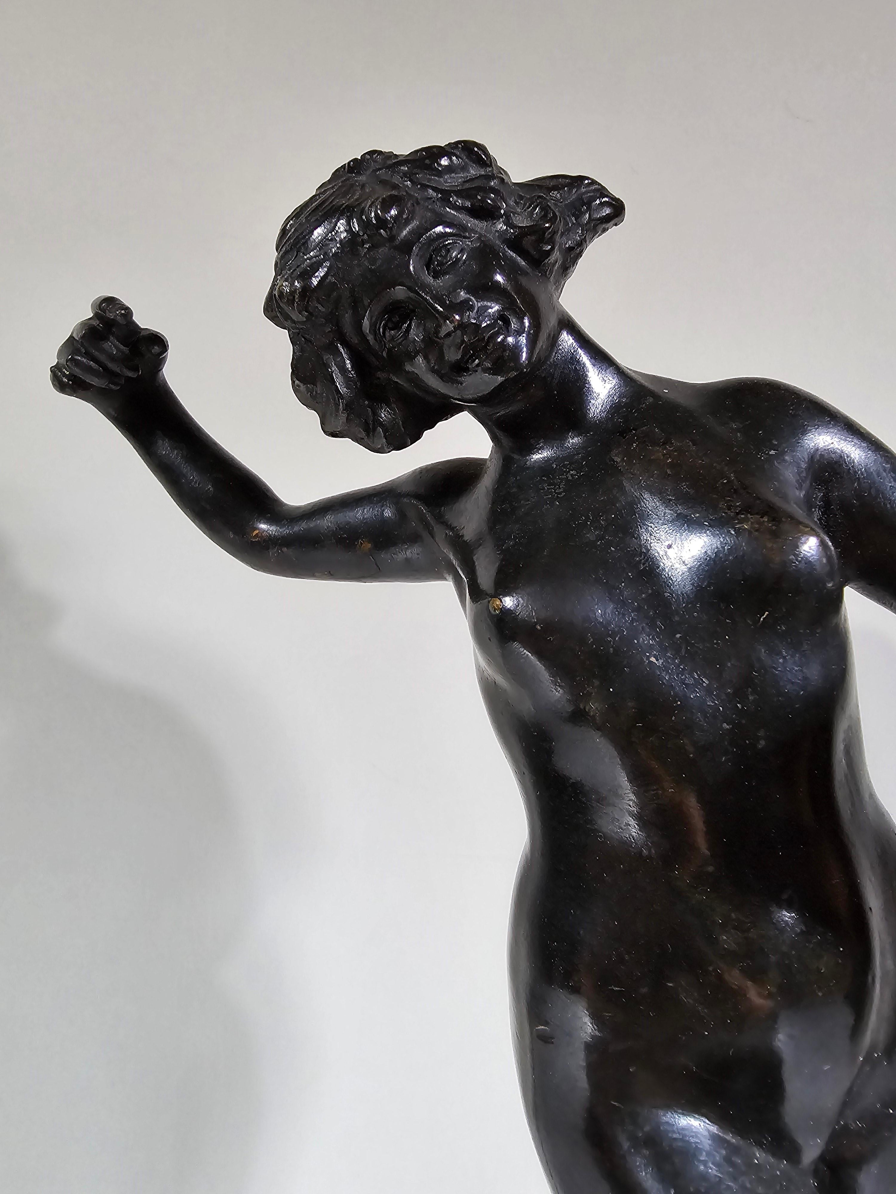 Classic Bronze Sculpture by Luigi de Luca - Maiden of Ancient Greece For Sale 6