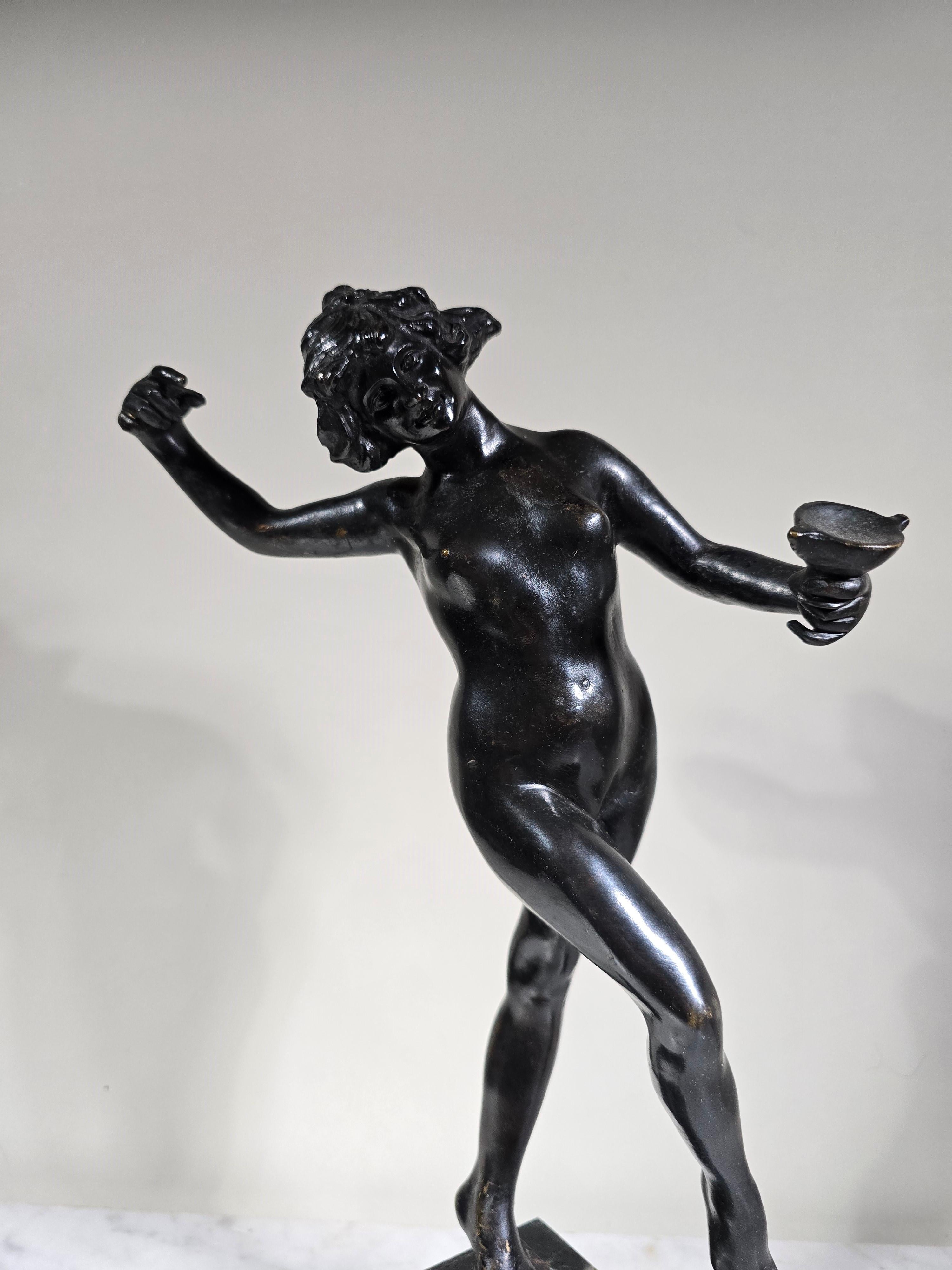 19th Century Classic Bronze Sculpture by Luigi de Luca - Maiden of Ancient Greece For Sale