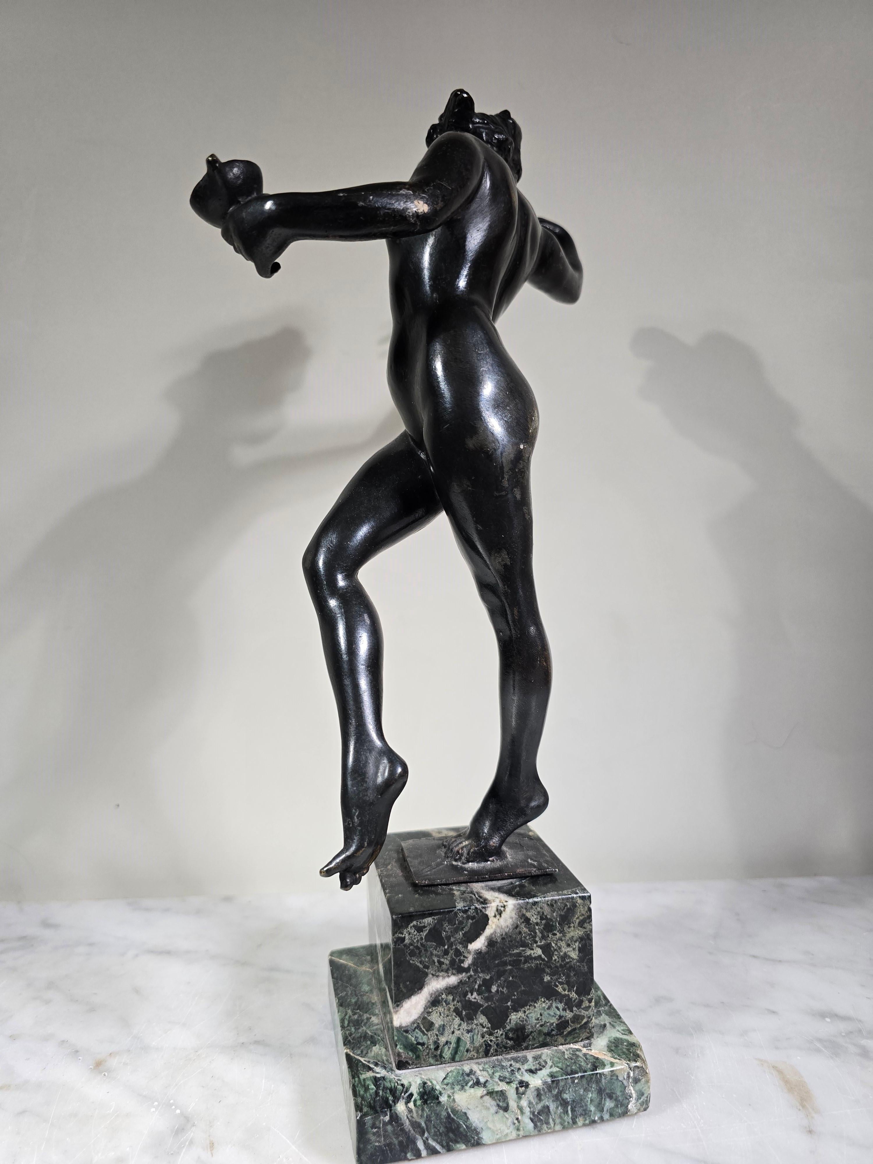 Classic Bronze Sculpture by Luigi de Luca - Maiden of Ancient Greece For Sale 3