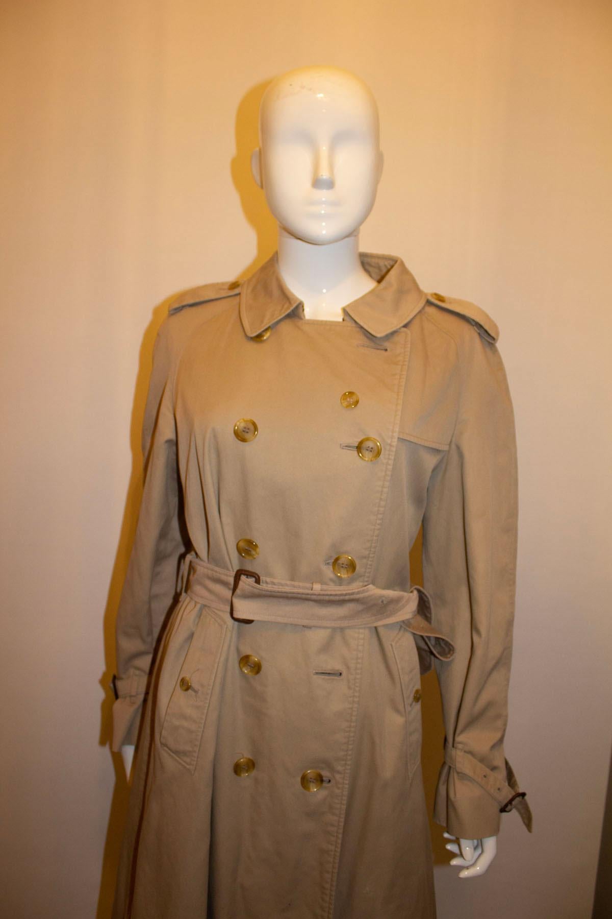 Women's or Men's Classic Burberry Trench Coat