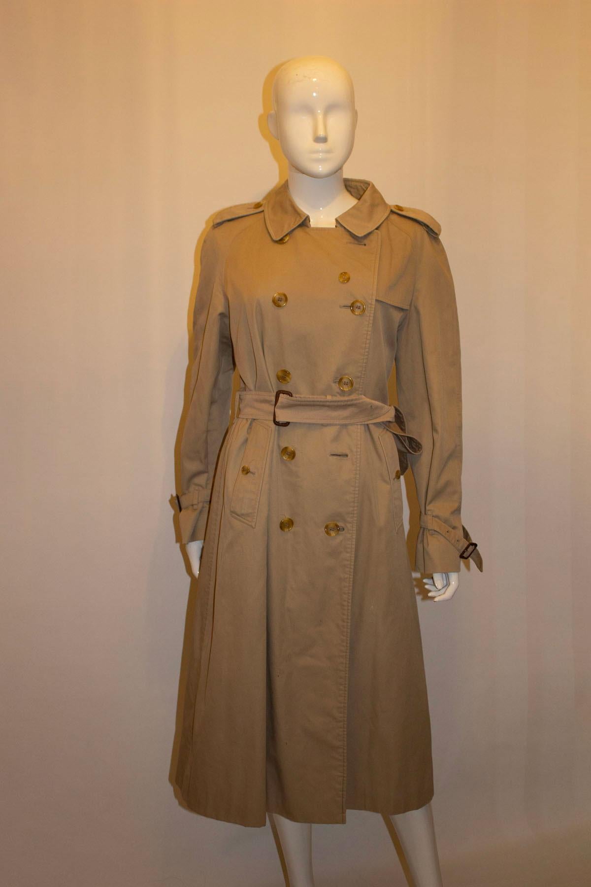 Classic Burberry Trench Coat 1