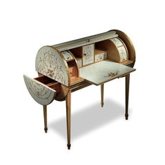 Zylinder mit Intarsien aus amerikanischem Nussbaumholz von Carpanelli