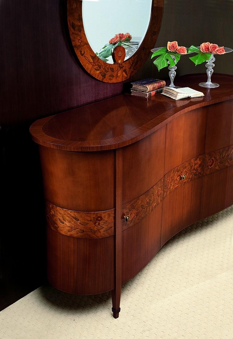 Altro Credenza Classic by Carpanelli Godet Zebrano Noce e Zebrano in vendita