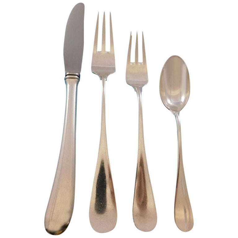 Classic by Michelsen Sterling Silver Flatware Set Service 53 Pcs