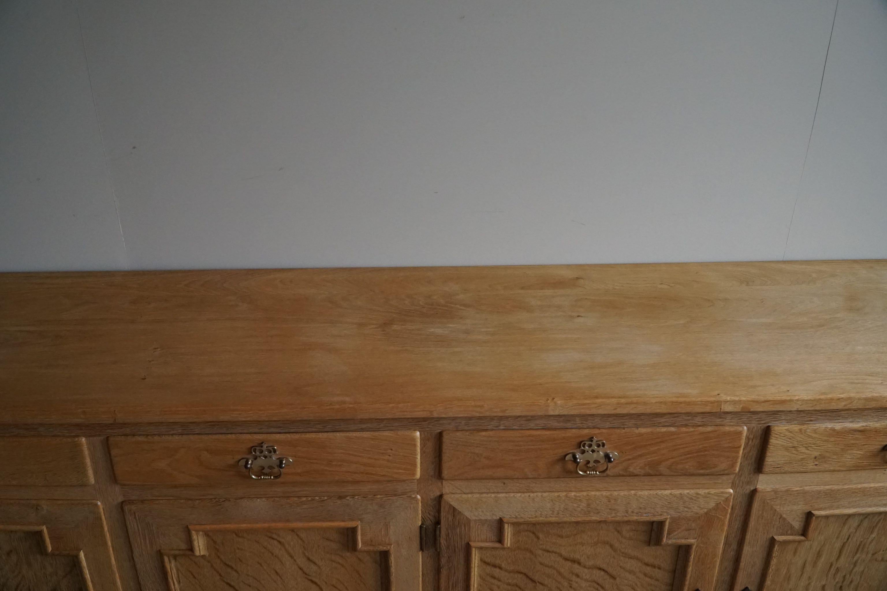 Classic Cabinet / Sideboard Made in Oak, Danish Mid Century Modern Buffet, 1960s 6