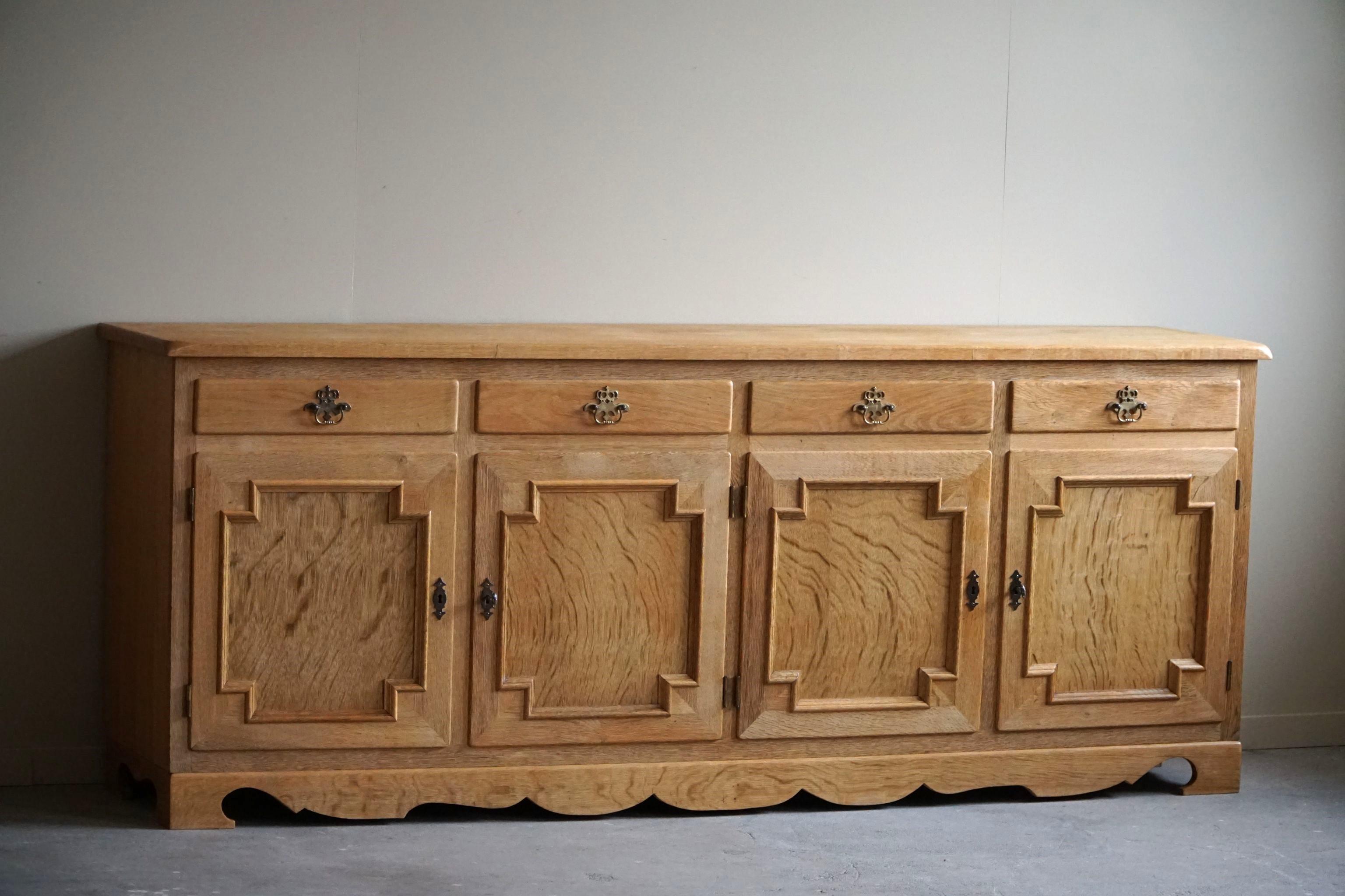 Classic Cabinet / Sideboard Made in Oak, Danish Mid Century Modern Buffet, 1960s 12