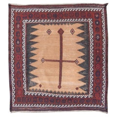 Classic Camel Ground Baluch Soffreh Rug, c. 1900