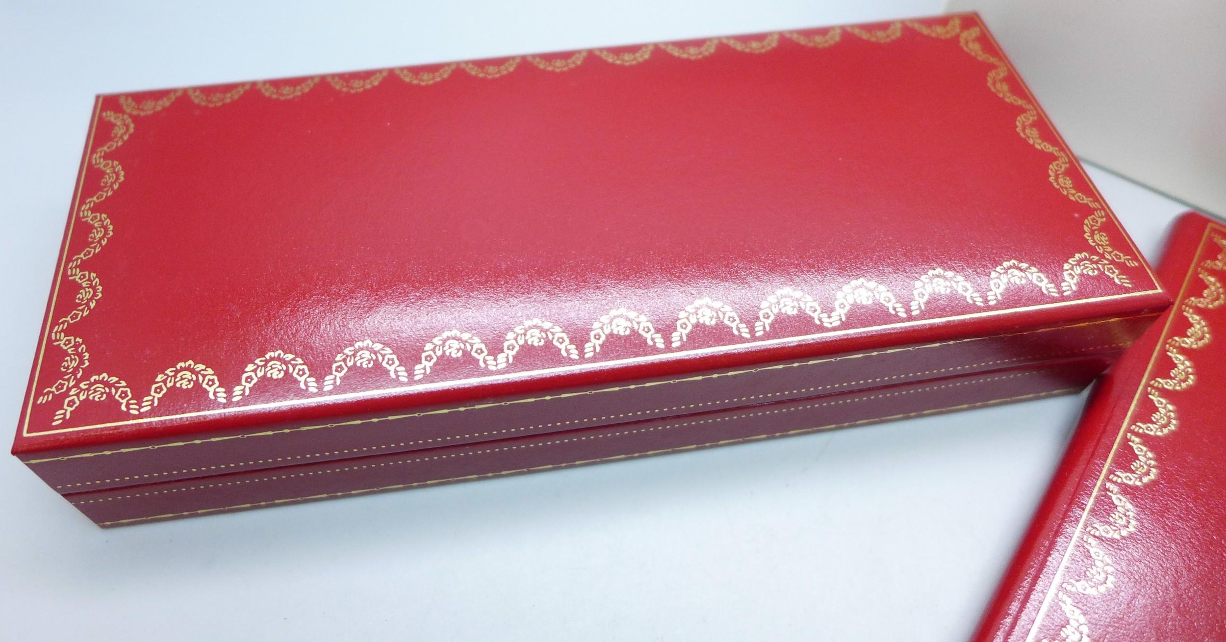 Classic Cartier 18ct Gold Nib Stylo Plume 'M' Füllfederhalter Box mit Garantie im Angebot 2