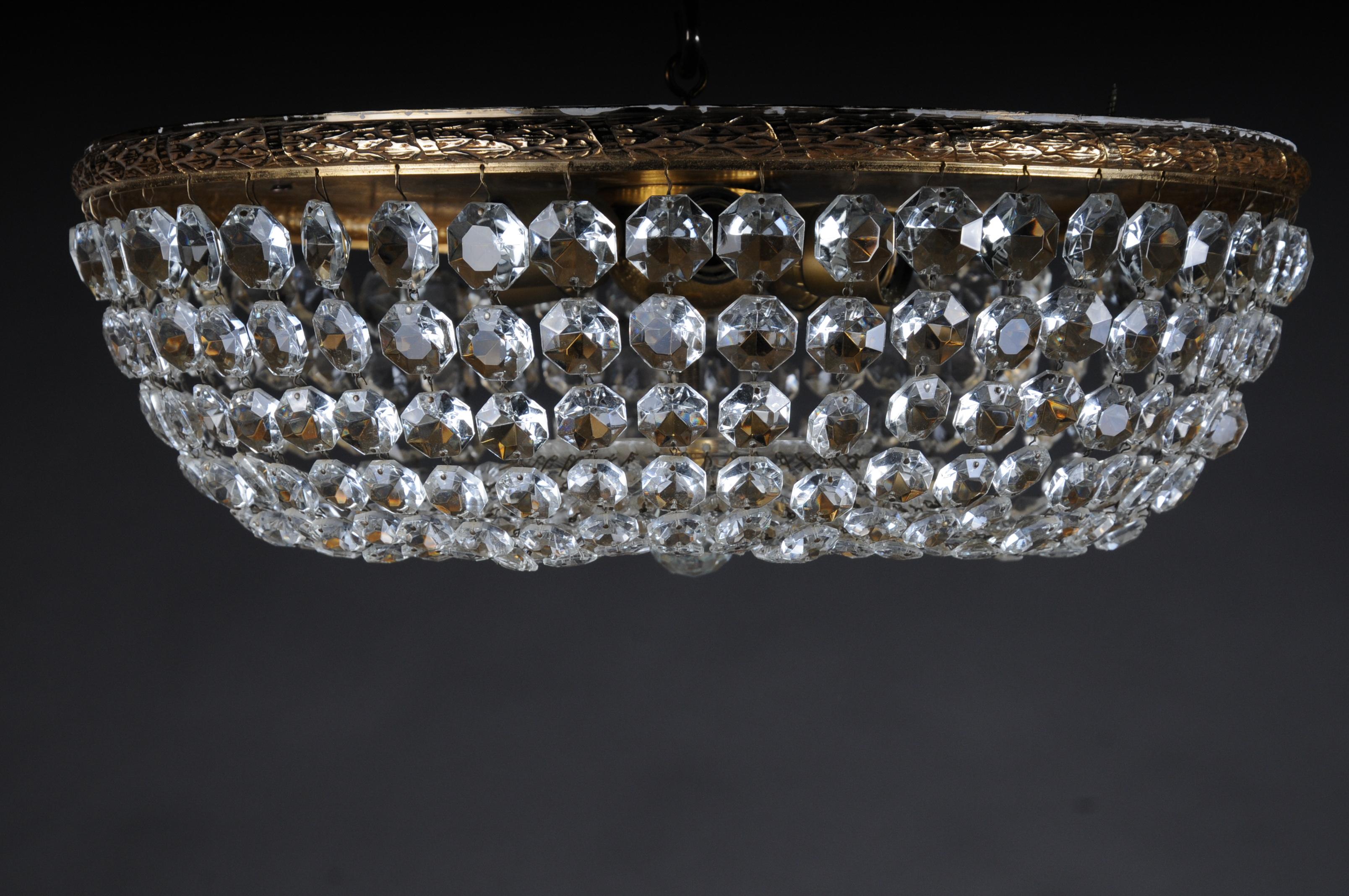 Classic Ceiling Lamp / Ceiling Brass / Crystal 2