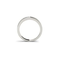 Classic Channel Set White Gold Diamond Band