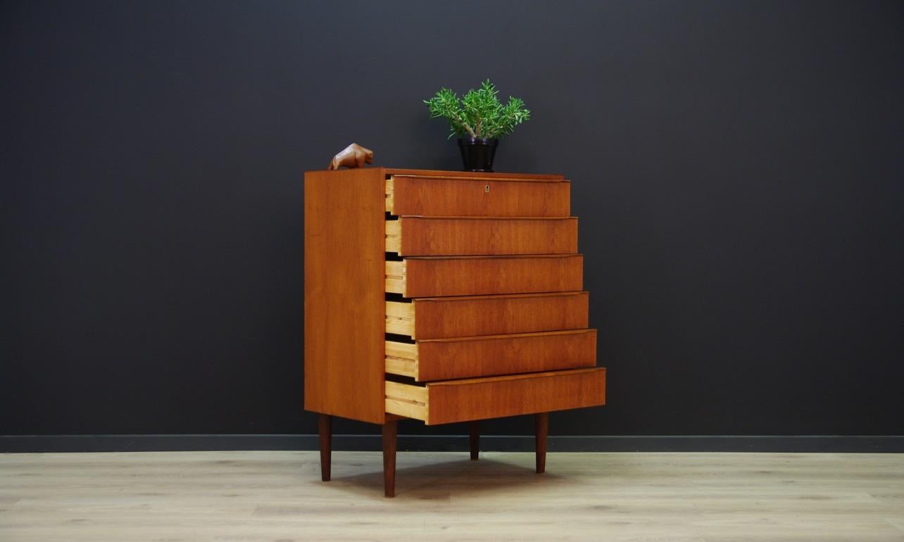 Classic Chest of Drawers Danish Design Vintage Teak im Zustand „Gut“ in Szczecin, Zachodniopomorskie