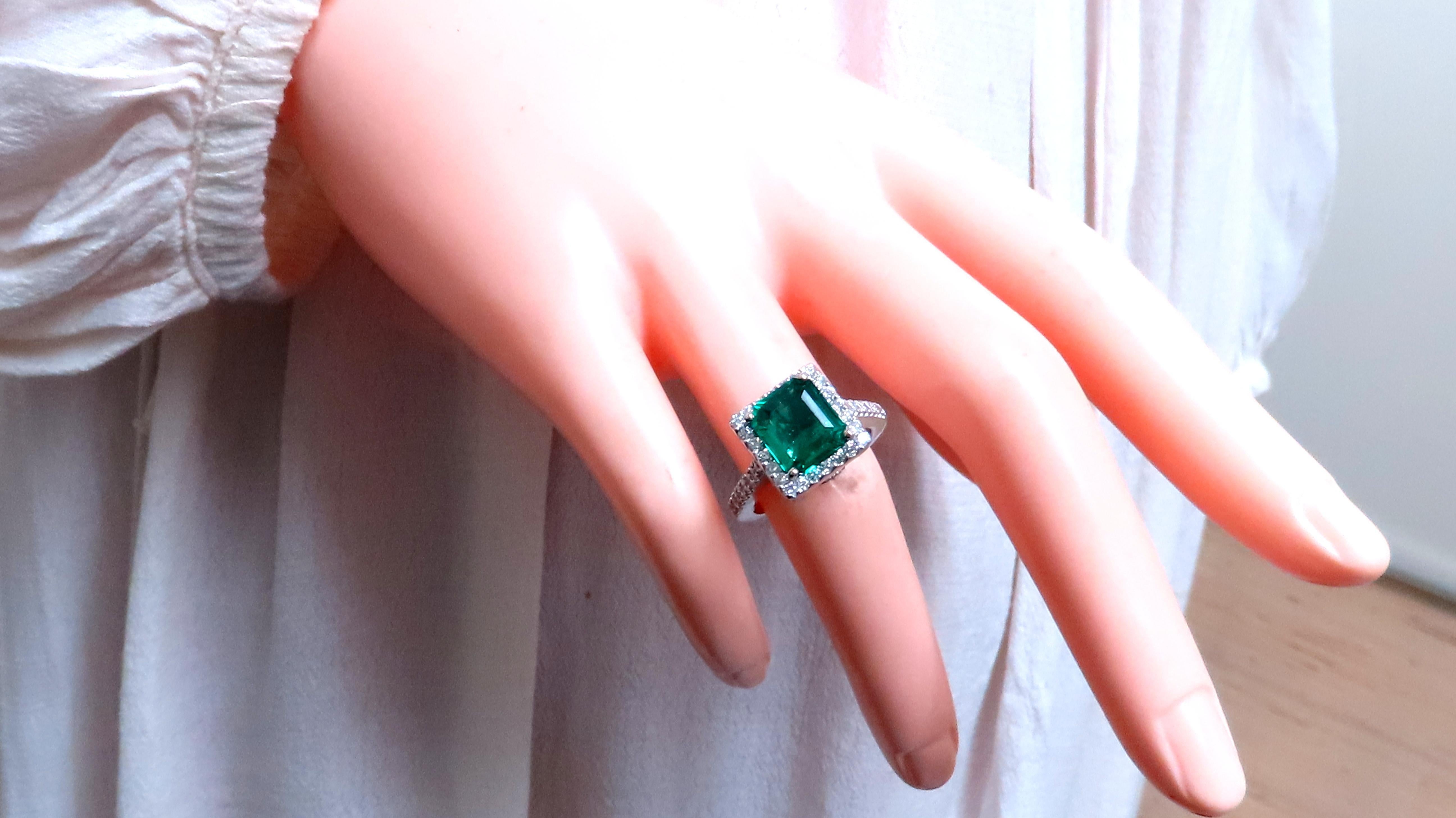 Classic Columbiano Simile Processed Emerald 14kt Gold 12550 For Sale 1