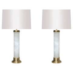 Classic Column Form Rock Crystal Lamps