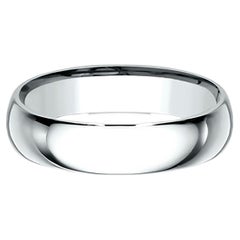 Benchmark Classic Comfort Fit Wedding Band in Platinum, Width 5mm
