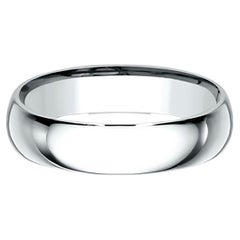 Benchmark Classic Comfort Fit Wedding Band in Platinum, Width 5mm