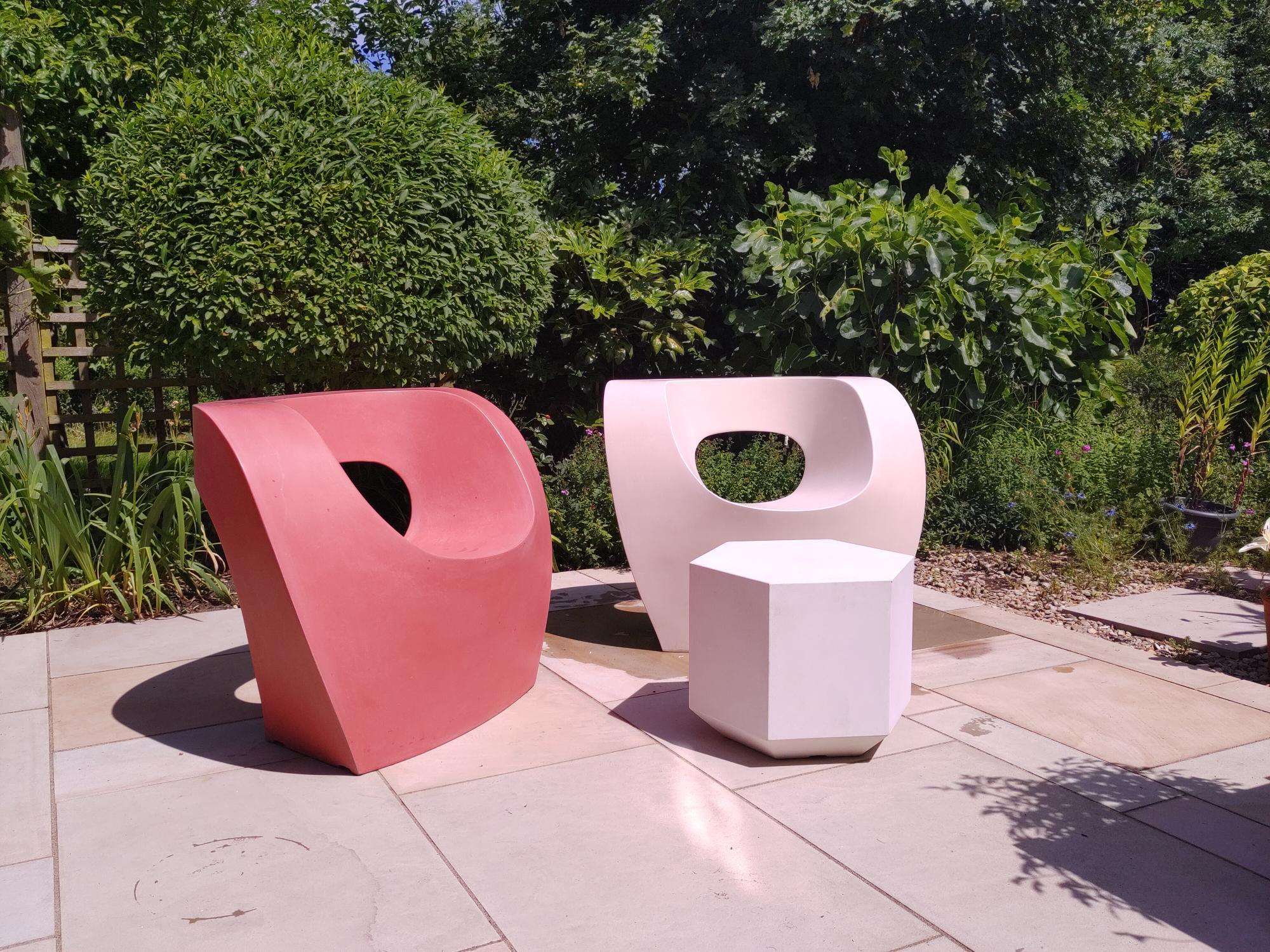 concrete outdoor chairs
