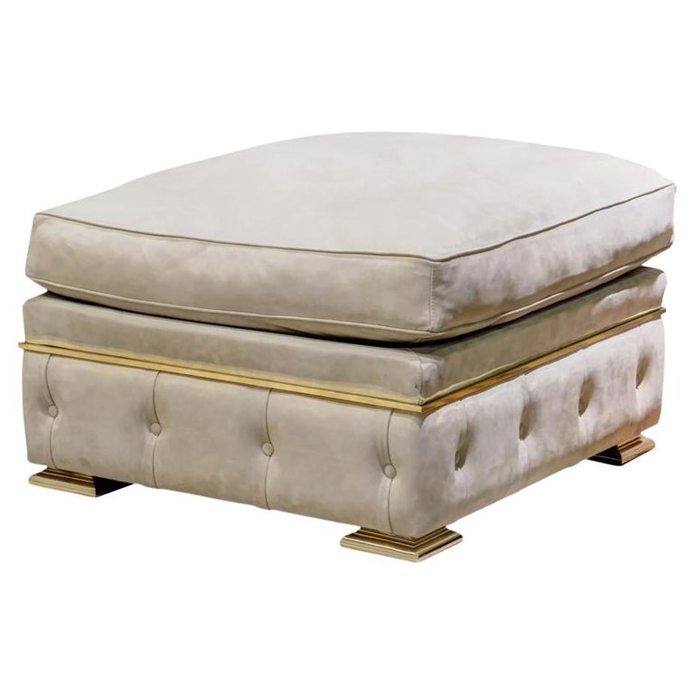 Classic Contemporary Ottoman For Sale at 1stDibs