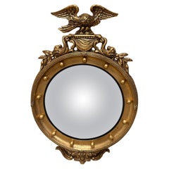 Classic Convex Mirror with Eagle by Friedman Brothers