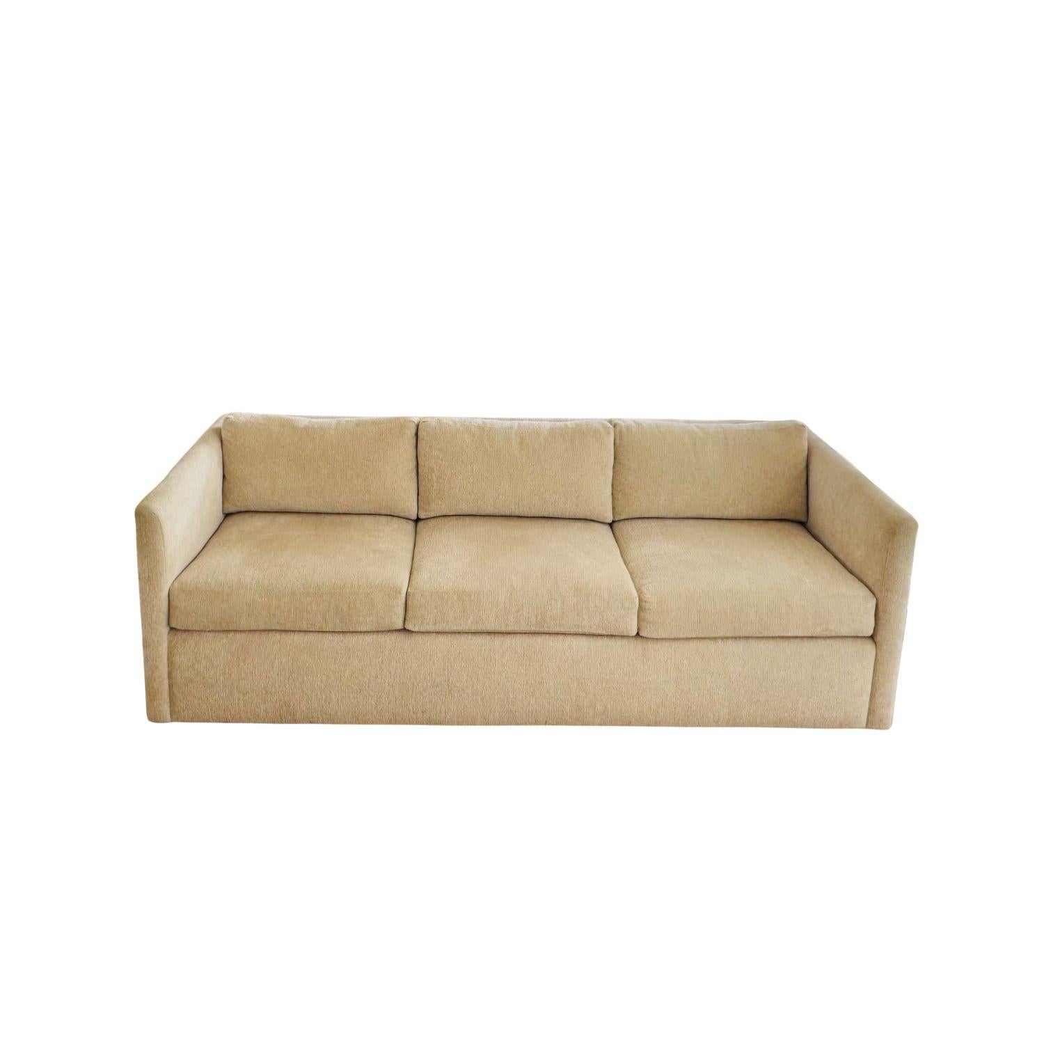 Modern Classic Cream Sofa by Sally Sirkin Lewis for J. Robert Scott