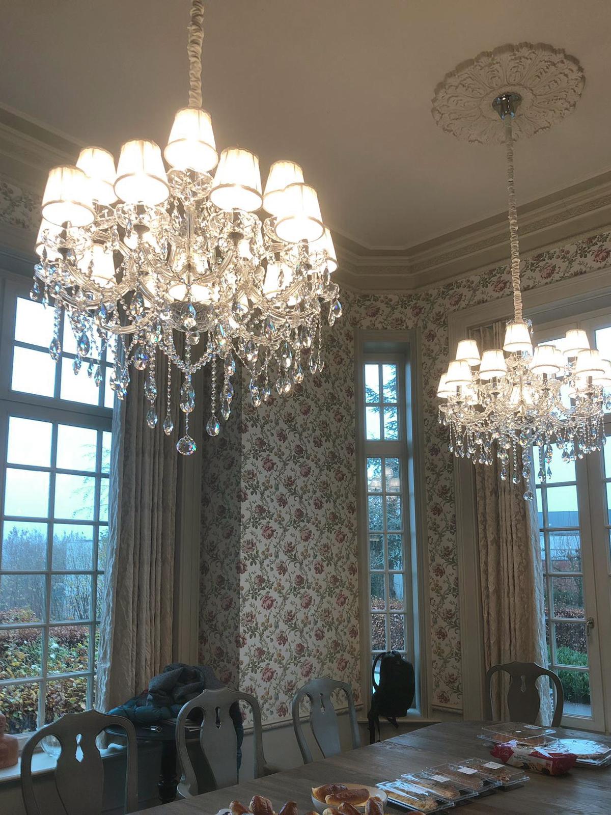 The chandelier 