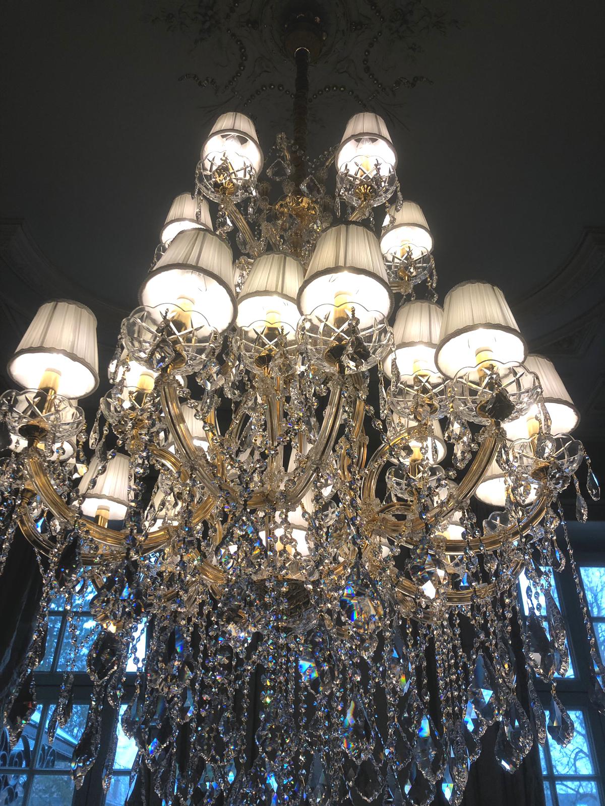 Hand-Carved Classic Crystal Chandelier 