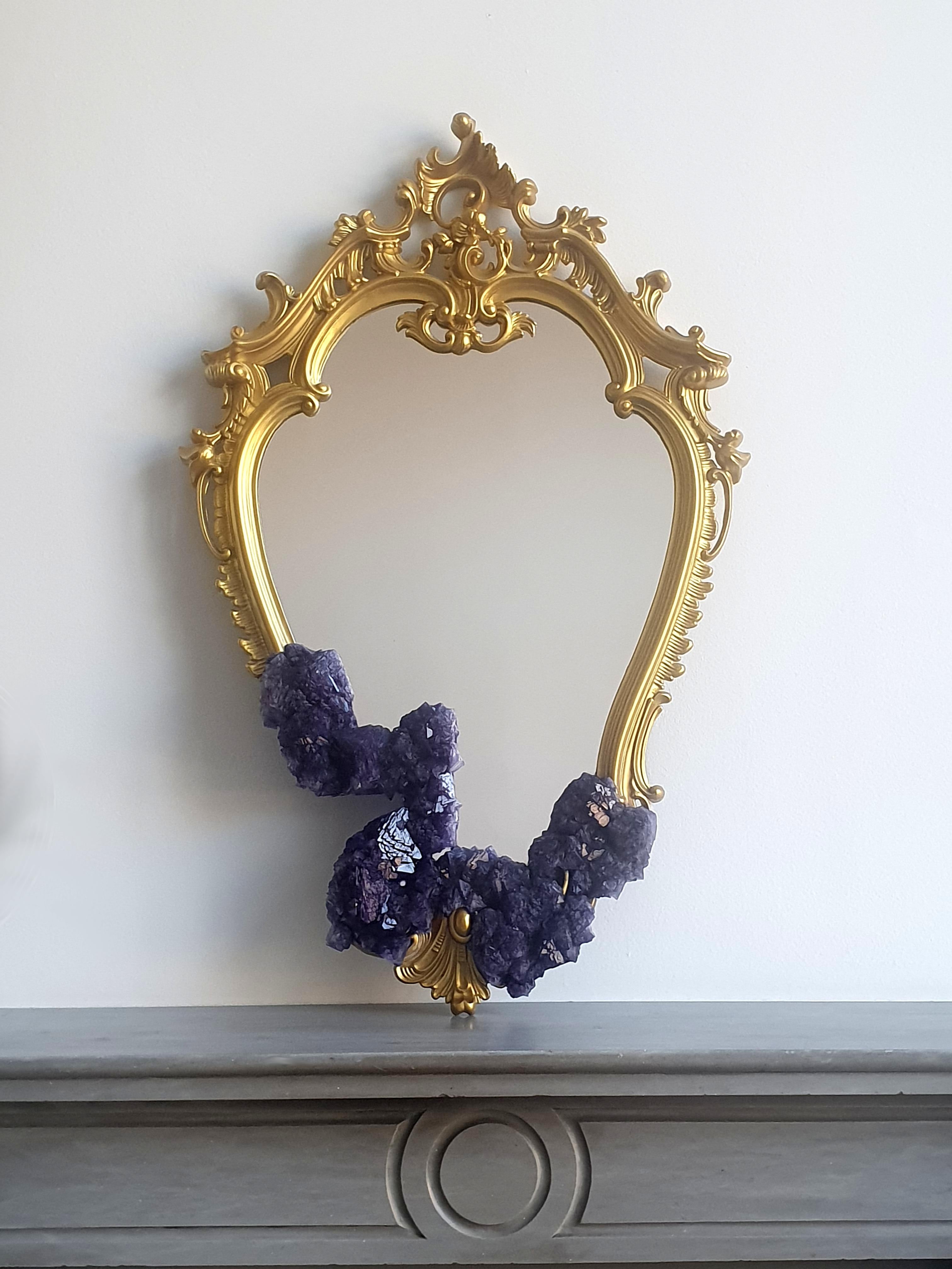 Classic Crystallized Mirror by Mark Sturkenboom In New Condition For Sale In Geneve, CH