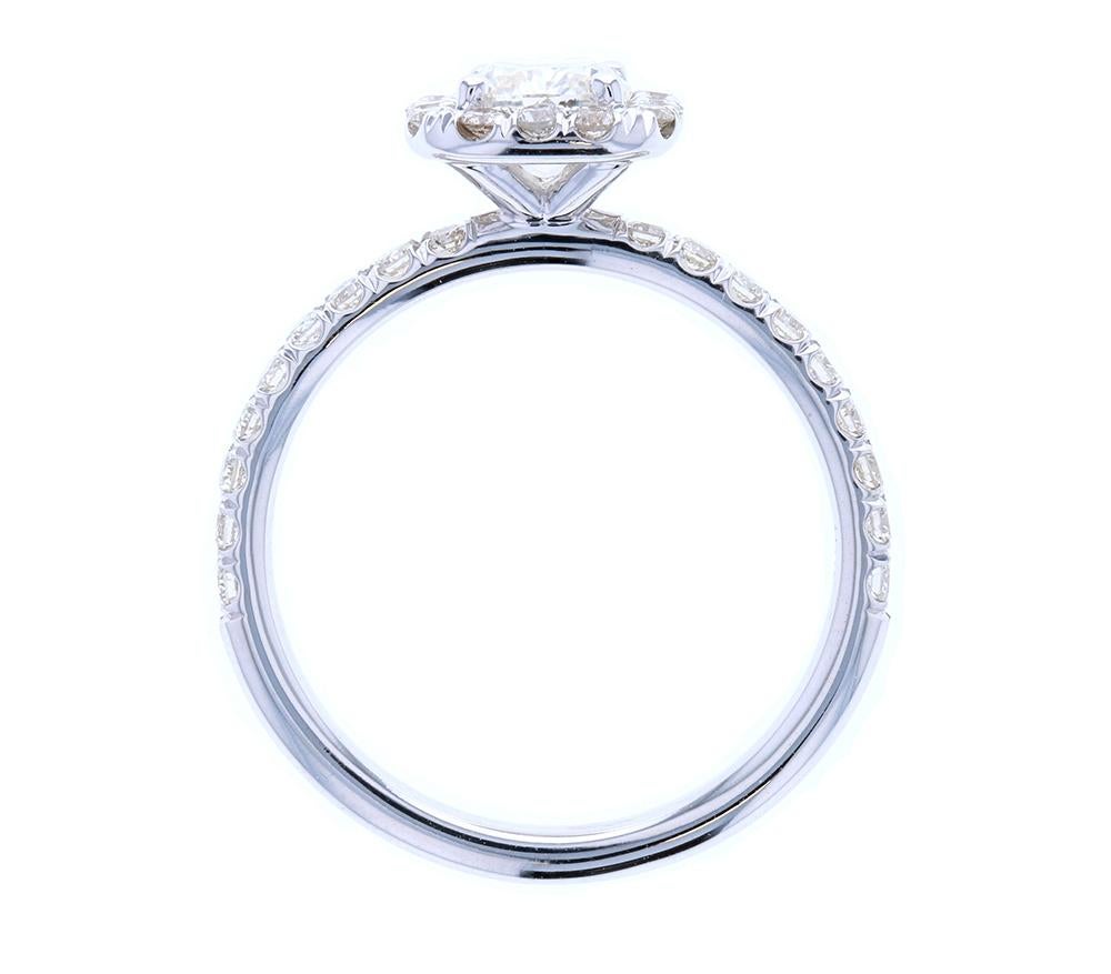 cushion cut diamond with halo