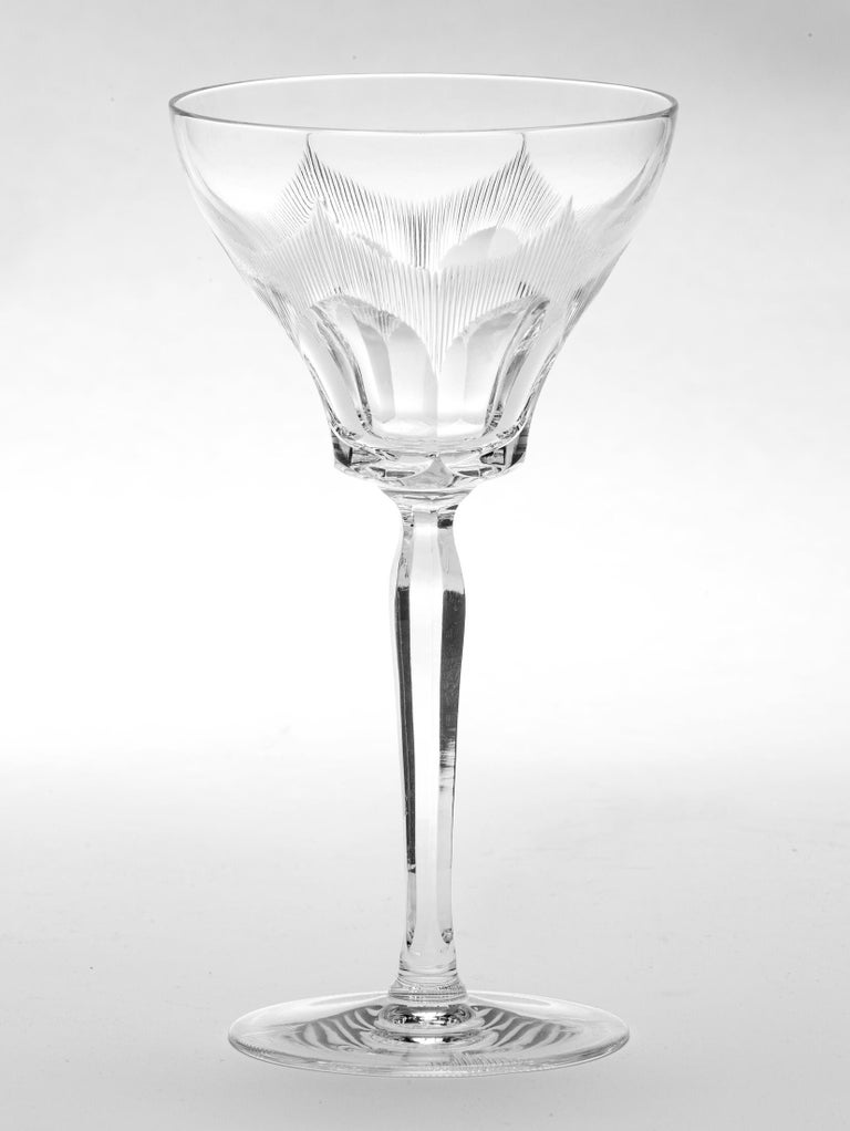 Classic Cut Crystal Goblets For Sale at 1stDibs