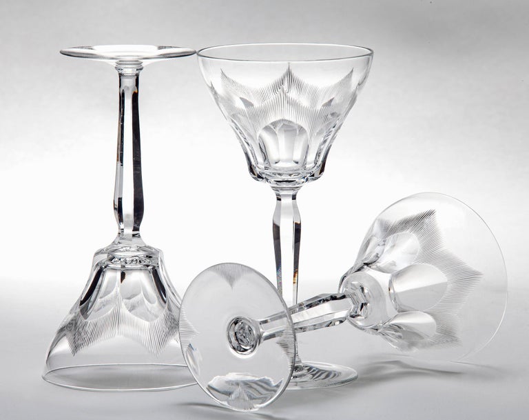 Classic Cut Crystal Goblets For Sale at 1stDibs