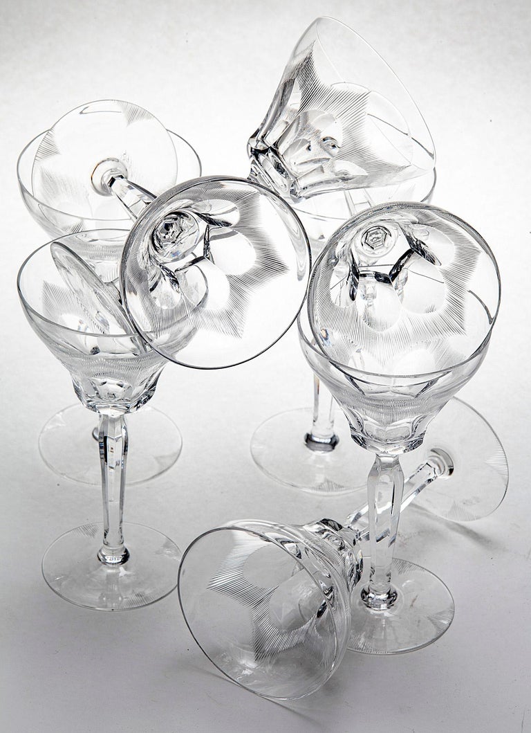 Classic Cut Crystal Goblets For Sale at 1stDibs